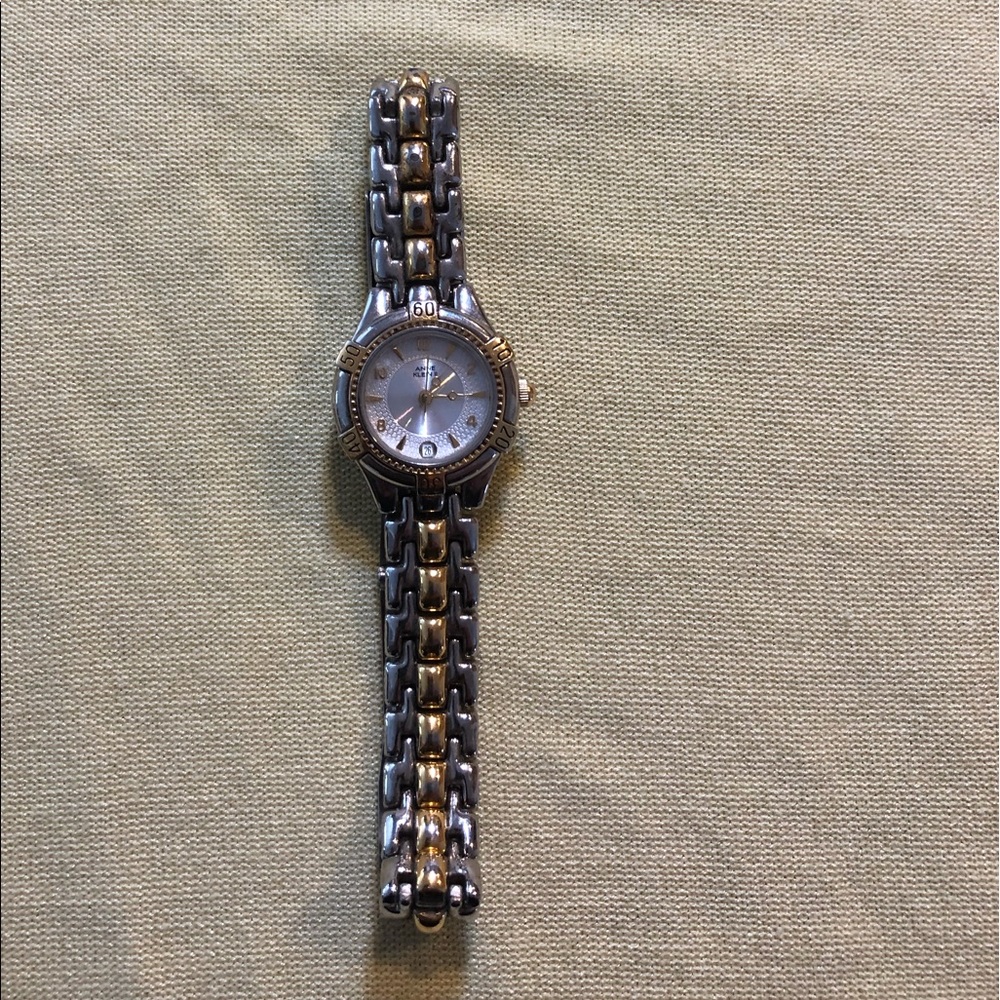 Anne Klein two tone watch